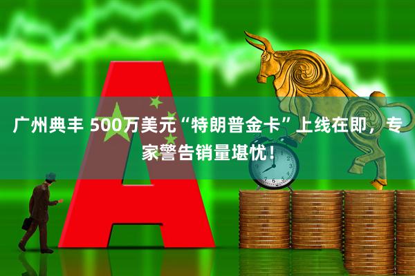 广州典丰 500万美元“特朗普金卡”上线在即，专家警告销量堪忧！